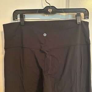 Lululemon Black Align Leggings 28”, sz 14